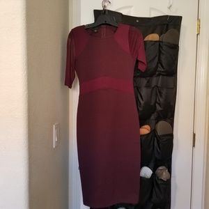 Beautiful wine colored dress